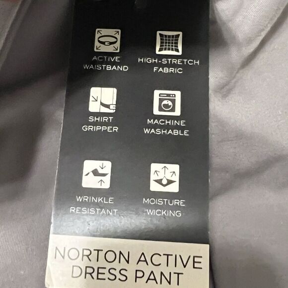 Lauren Ralph Lauren Classic-Fit Norton Active Dress Pant Gray 38x34 NWT - Picture 11 of 13